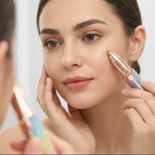 2-in-1 Painless Hair Remover & Facial Trimmer – Flawless Beauty Everywhere