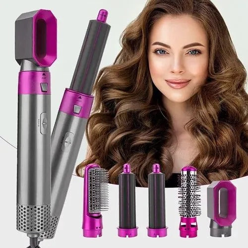 5-in-1 Hair Styler & Dryer Set – Curl, Straighten & Style